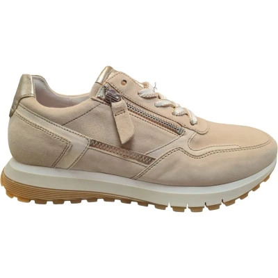Afbeelding van Gabor Comfort Sneakers laag, Dames, Maat: 40.5, Oak/puder Leer