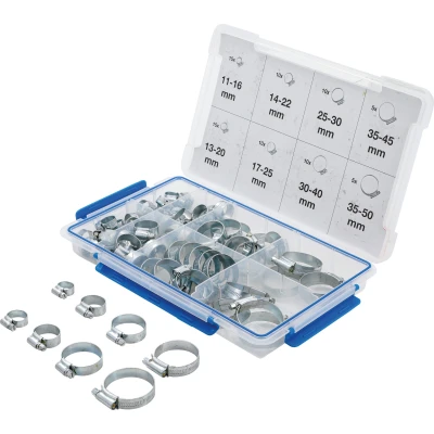 Afbeelding van BGS Assortiment slangklemmen 80 delig