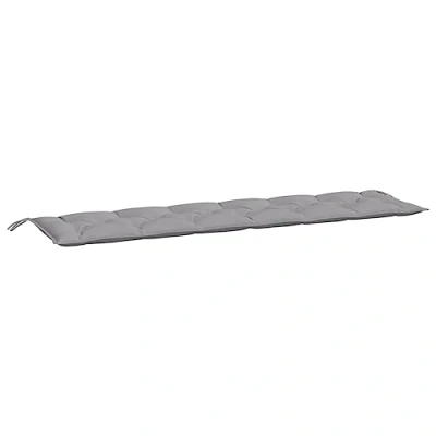 Afbeelding van Tuinbankkussen 200x50x7 cm oxford stof grijs