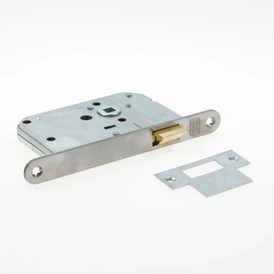 Afbeelding van Nemef Loopslot type 1255/17 50 DIN links RVS voorplaat