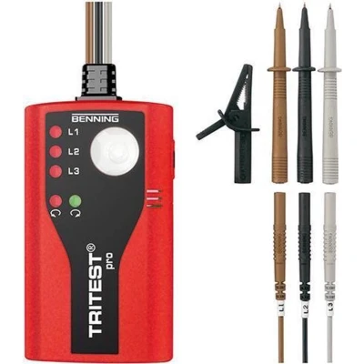 Afbeelding van Benning TRITEST pro Draaiveldmeter CAT III 300 V LED