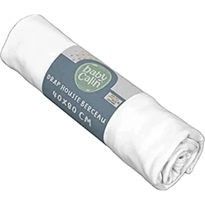 Afbeelding van Babycalin Uniseks hoeslaken, ecru, 60 x 120 cm (1 stuk)