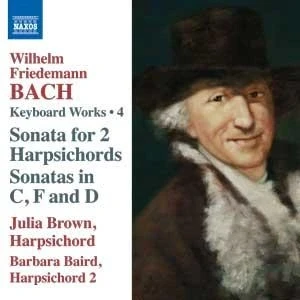 Afbeelding van Julia Brown &amp; Barbara Braid W.F.Bach: Keyboard Works Volume 4 (CD)