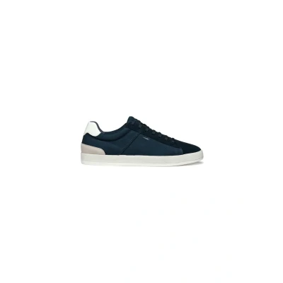 Afbeelding van Geox U Serifos Sneakers laag, Heren, Maat: 40, Navy Leer en textiel