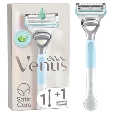 Image de Gillette Venus rasoir pour la peau et les poils pubiens, 1 manche +1 lame de