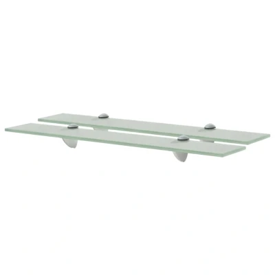 Afbeelding van Schappen zwevend 2 st 60x10 cm 8 mm glas