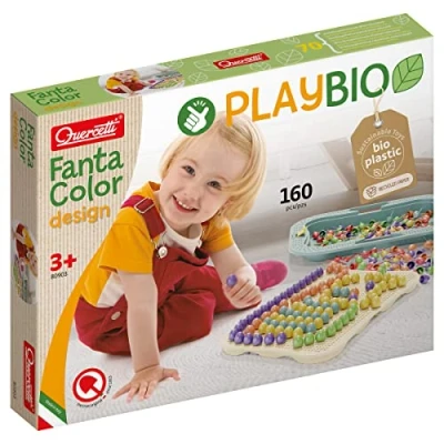 Afbeelding van Quercetti playbio mozaïekpuzzel fantacolor 160st