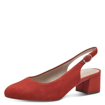 Afbeelding van Tamaris COMFORT Essentials Dames Pumps RED SUEDE Maat 39