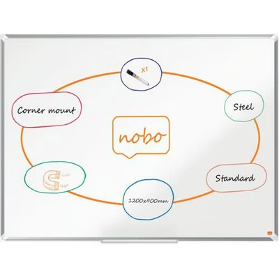 Afbeelding van Nobo Premium Plus Magnetisch Whiteboard, Gelakt Staal, Ft 120 X 90 Cm Whiteboard