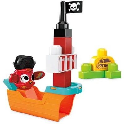 Afbeelding van Fisher Price Mega Bloks Peek a Blocks piraten schip