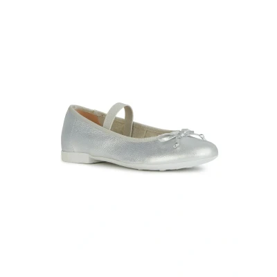 Afbeelding van Geox Ballerina&#039;s met enkelbandjes voor kinderen, Maat: 37, Silver Leer