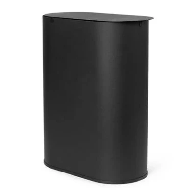 Afbeelding van ferm LIVING Enkel Afvalemmer Medium Black