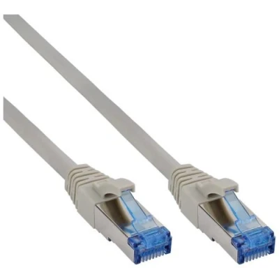 Image de Câble patch Cat.6(A) S STP/PIMF, InLine®, sans halogènes 500MHz, gris, 30m