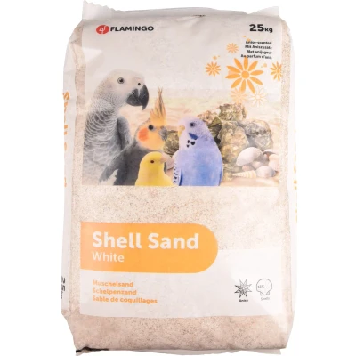 Afbeelding van Flamingo Vogelaccessoire Schelpenzand