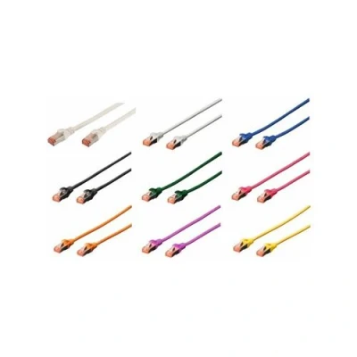 Image de DIGITUS Professional Cordon de raccordement RJ 45 (M) pour 10 m SFTP CAT 6 IEEE 802.3 sans halogène moulé crochet blanc