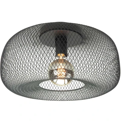 Afbeelding van Highlight Plafondlamp Honey Ø 39 cm zwart