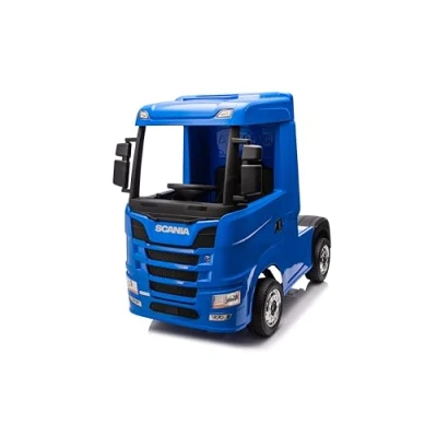 Afbeelding van FINOOS Mercedes Actros elektrische kinderwagen, 12 V, 4 x 4, vrachtwagen, auto voor kinderen, met afstandsbediening, 2,4 GHz, motor 45 W, batterij: 2 1 5 jaar (zwart)