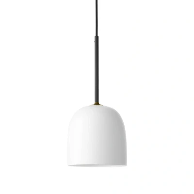 Afbeelding van GUBI Howard hanglamp Ø 16 cm gunmetal/wit