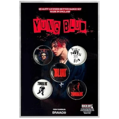 Afbeelding van Yungblud Logos Button 5 pack