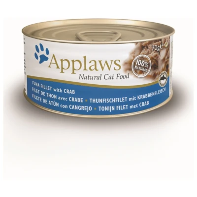 Afbeelding van Applaws Cat Blik Tuna &amp; Crab Kattenvoer 70 g