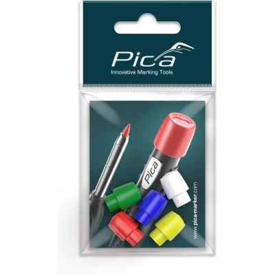 Afbeelding van pica Dry 55801 Gekleurde doppen voor 3030 (5 stuks)