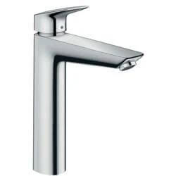 Afbeelding van Hansgrohe Logis 1 greeps wastafelmengkraan 190 met trekwaste