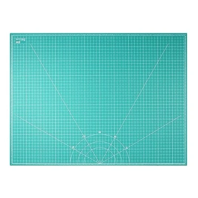 Afbeelding van Snyderline® snijmat A0 = 91 x 122 cm, 5 laags, aan beide zijden bedrukt, zelfherstellend, groen