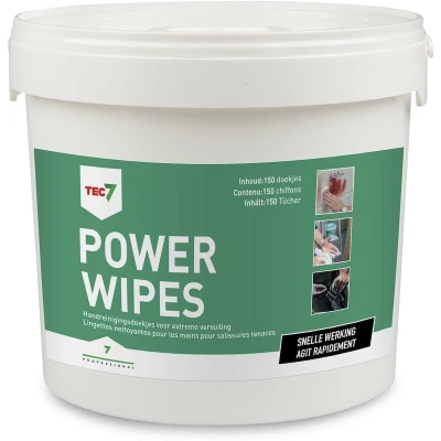 Afbeelding van Tec7 Powerwipes Reinigingsdoekjes 150 doekjes 467035000