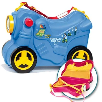 Afbeelding van Smiler Moto koffer, Deluxe Blauw