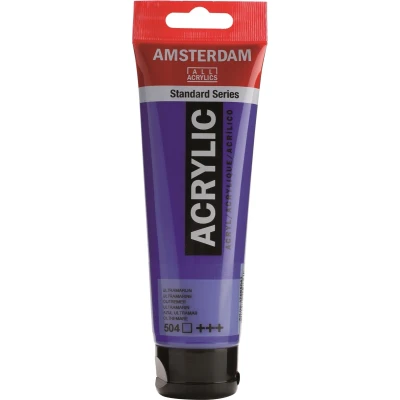Afbeelding van Amsterdam Standard Series Acrylverf Tube 120 ml Ultramarijn 504