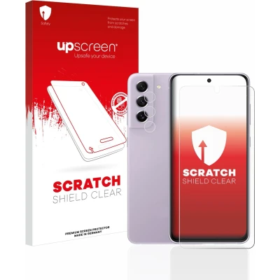 Afbeelding van upscreen Screenprotector voor Samsung Galaxy S21 FE 5G (Voor+Camera) Folie Beschermfolie transparant