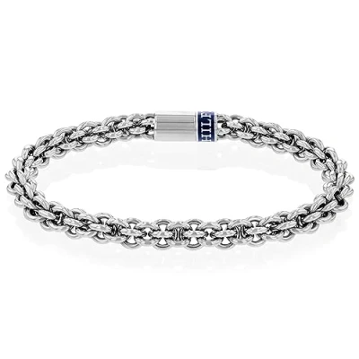 Afbeelding van Tommy Hilfiger Armband Silber blau, Heren, Maat: One Size, blau