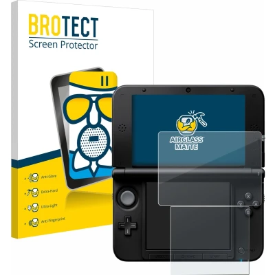 Afbeelding van BROTECT AirGlass Matte kogelwerende glasfolie (DSi XL), Andere spelaccessoires, Grijs