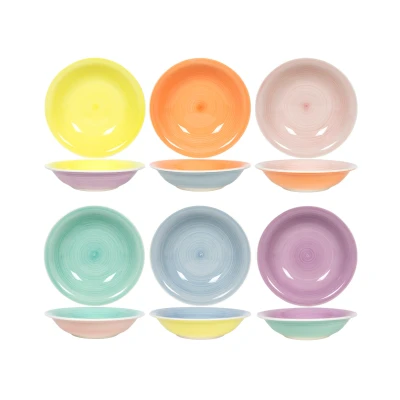 Afbeelding van Cookinglife Diepe Borden / Pastaborden Pastel Harmony ø 21 cm 6 Stuks