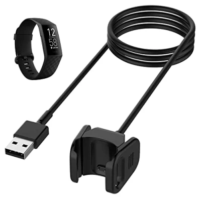 Image de Chargeur Compatible avec Fitbit Charge 4 Cable USB Remplacement Adaptateur Montre Phonillico®