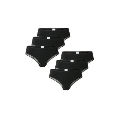 Afbeelding van Schiesser 6PACK Cheeky String String, Dames, Maat: 36, Schwarz