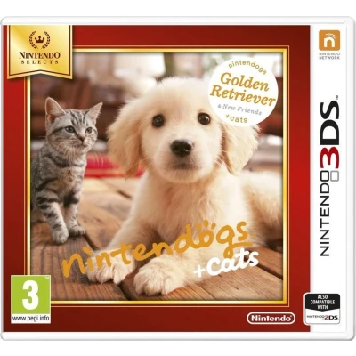 Afbeelding van Nintendogs + Cats: Golden Retriever New Friends (3DS/2DS)