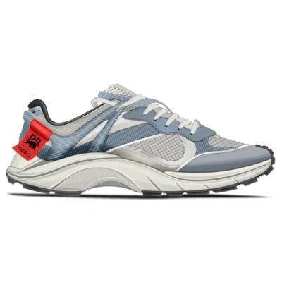 Afbeelding van HUGO Sneakers laag, Heren, Maat: 41, Open white Imitatieleer/ textiel