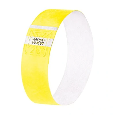 Afbeelding van Sigel Si Eb218 Evenementenbandjes Super Soft, 255X25Mm 120 Stuks Fluorescerend Geel