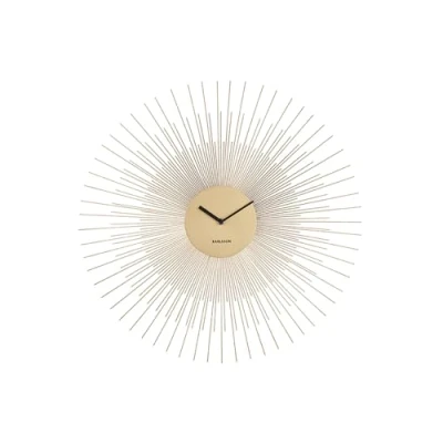 Image de Karlsson Horloge en métal Peony 60 cm doré