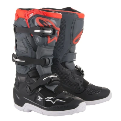Afbeelding van ALPINESTARS TECH 7 S BLACK DARK GRAY RED FLUO BOOTS 6 Maat Laars