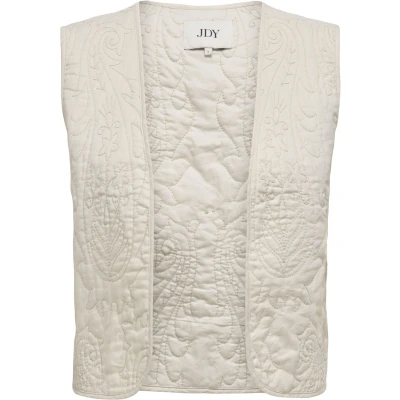 Afbeelding van Jacqueline de Yong Gilet Jdyamia S/l Quilted Waistcoat Wvn 15351556 Sandshell Dames Maat S