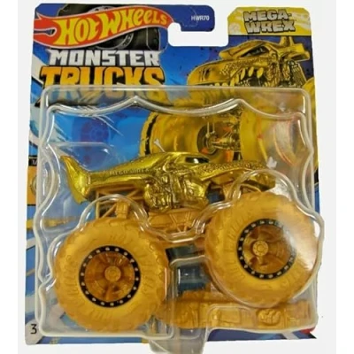 Afbeelding van Hot Wheels Monster Trucks schaal 1:64 (Gold Mega Wrex 1/1)