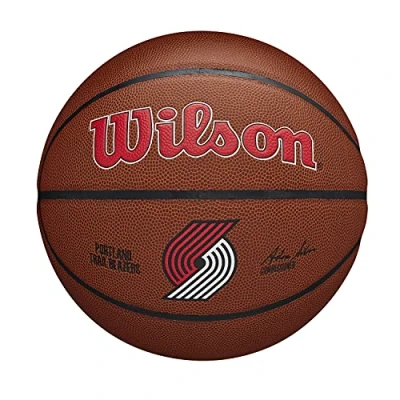 Afbeelding van Wilson NBA Team Alliance Trail Blazers basketbal rood