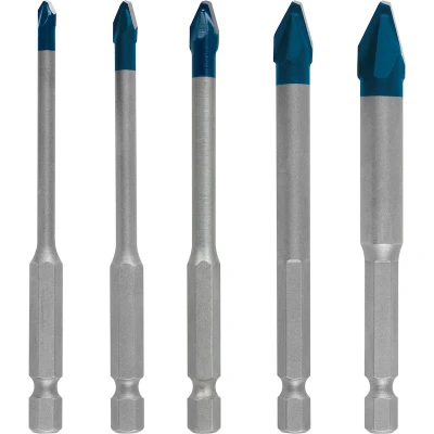 Image de BOSCH 2608900597 Expert HardCeramic HEX 9 set de mèches 4/5/6/8/10 mm 5 pièces