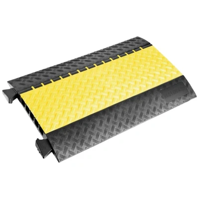 Afbeelding van DEFENDER by Adam Hall Kabelbrug 85300LUX Polyurethaan Zwart/geel Aantal kanalen: 5 870 mm Inhoud: 1 stuk(s)