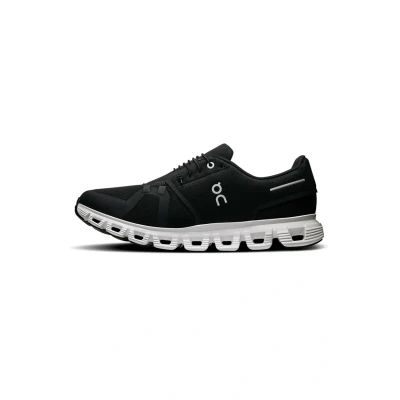 Afbeelding van On Cloud 6 Sneakers laag, Heren, Maat: 47, Black white Polyester