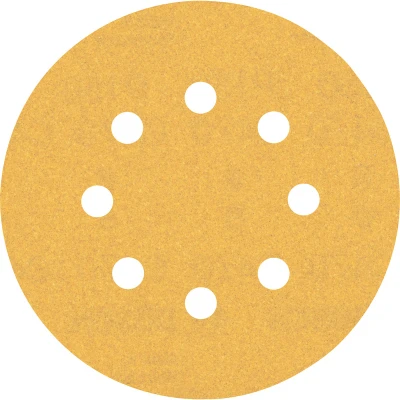 Image de BOSCH 2608901120 Feuille abrasive Expert C470 Best for Wood and Paint, diamètre 125 mm, grain 150, 8 trous (50 pcs)