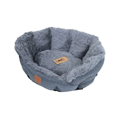 Afbeelding van Boony &#039;Est 1941&#039; Badger Grey Honden/Katten Mand 60 cm