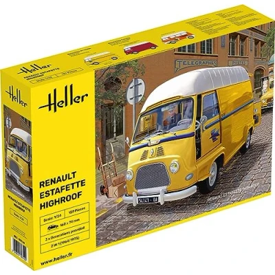 Afbeelding van 1:24 Heller 80740 Renault Estafette High Roof Plastic Modelbouwpakket